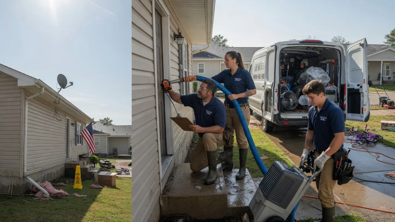 Ceiling Water Damage Restoration in Holloway, OH near me